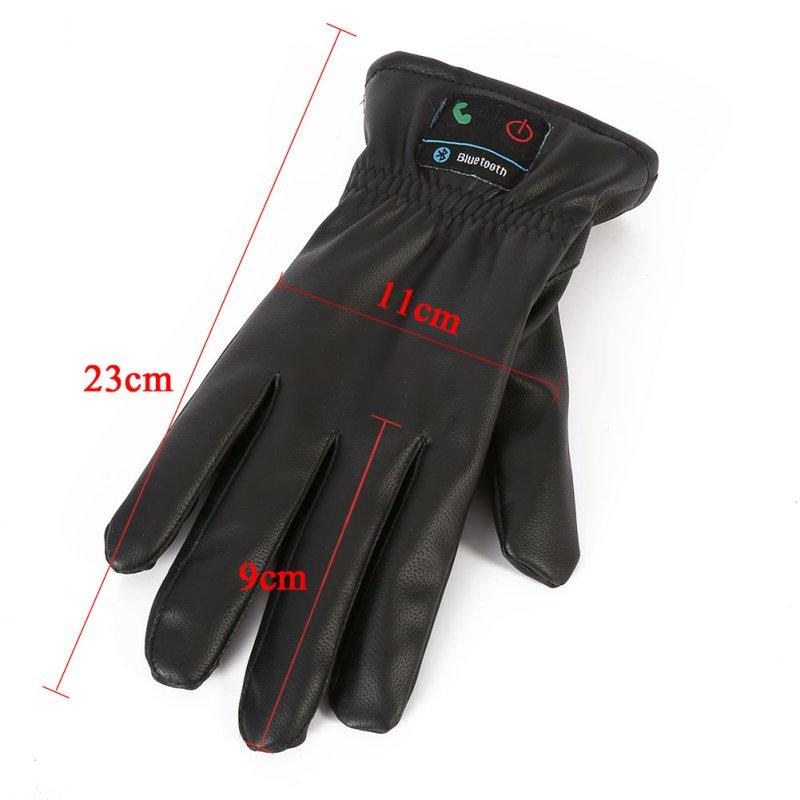 Thick Leather Smart Gloves