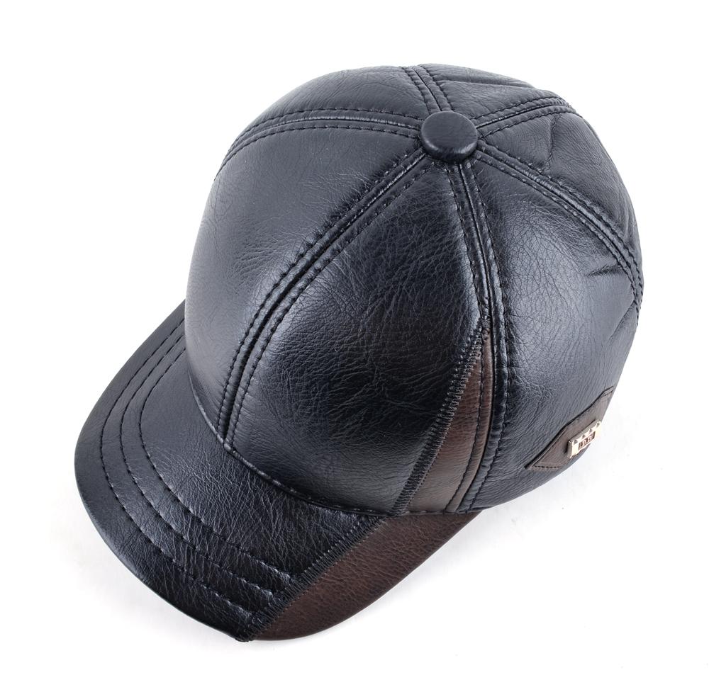 Men's Winter Leather Cap