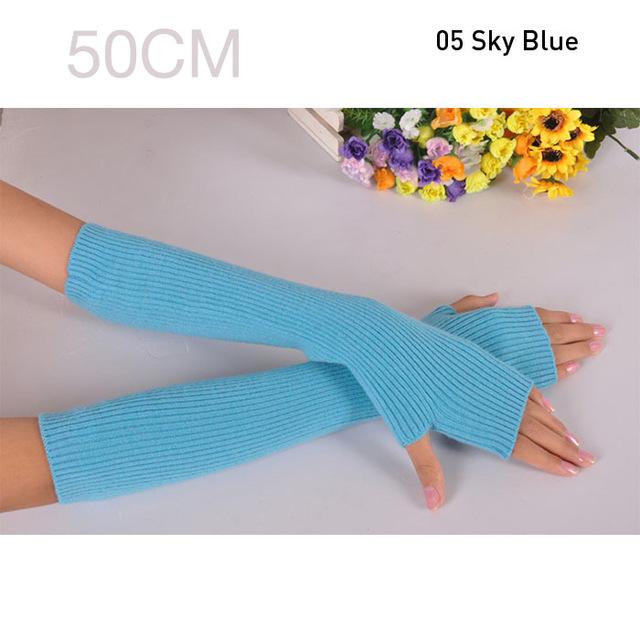 Fingerless Long Gloves
