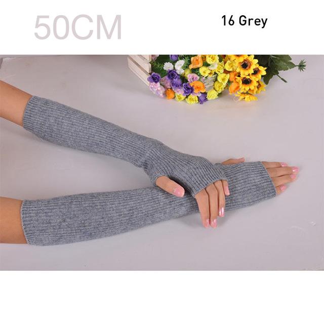 Fingerless Long Gloves