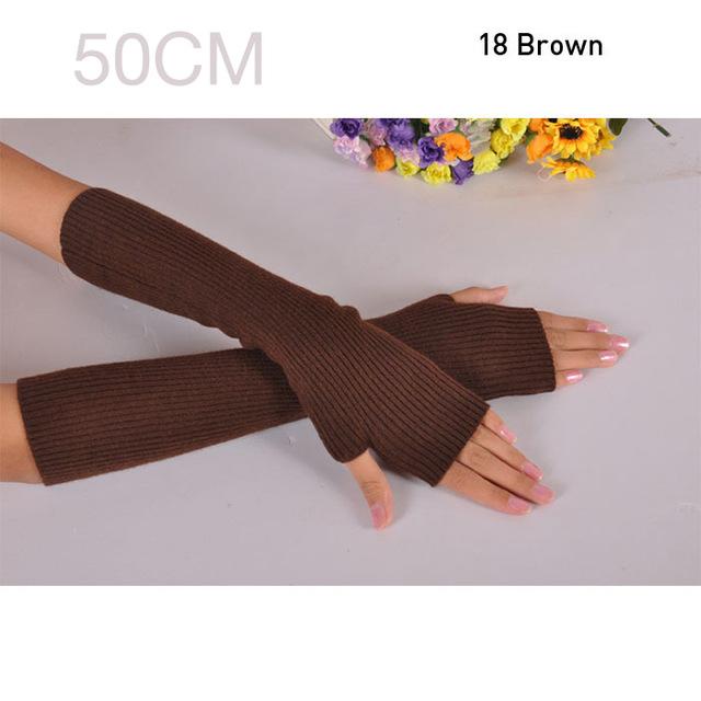 Fingerless Long Gloves